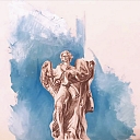 Painting - Angel of Rome