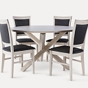 Round wooden table APOLLO