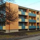 Apartment building renovation – modern facade and layout