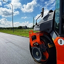 Resurfacing of asphalt in a parking lot