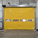 Sliding gate with windows