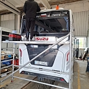 Autobusa stikla maiņa