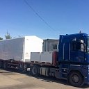 Transportation of modular houses