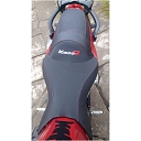 Motorcycle seat covering