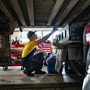 Truck trailer repair