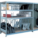 Metal shelves, warehouse shelves, archive shelves, Riga, Vidzeme