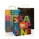 Packaging, paper bags