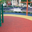 Rubber granules for children&#39;s playgrounds
