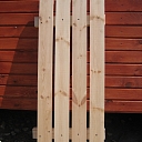 Thin fence boards