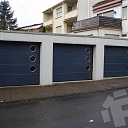 Corrugated garage doors