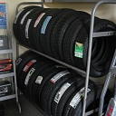 Car tire storage in Preili