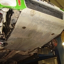 Engine crankcase installation