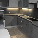 Dark stone surfaces for the kitchen