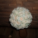 Round bouquets of flowers in Talsi