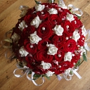 Pearls, ribbons for flower bouquets