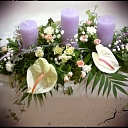 Florist services for decorating event rooms in Zemgale