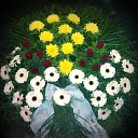 Funeral wreaths in Jelgava