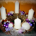 Advent wreaths in Jelgava