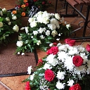 Похоронные венки, коронки, штраусы, цветы