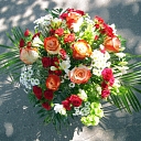 Flower bouquets in Ogre
