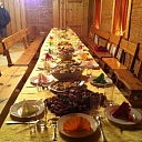 Table laying for weddings, for the funeral Saldus