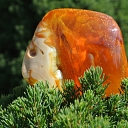 Souvenirs made of amber