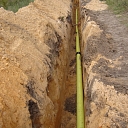 Gas pipelines installation