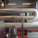 Boiler house in Gulbene, device assembly