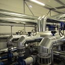 Cogeneration station in Jaunmarupe, industrial construction