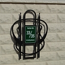 Metal forgings for house numbers