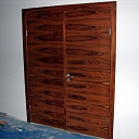 Production of double doors