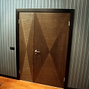 Production of double doors