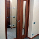 Double wooden doors