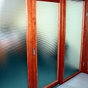 Glass partitions