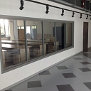 Glass partitions