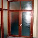 Glass partitions