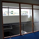 Glass partitions