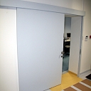 Sliding doors for institutions