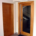 Single-sided wooden door
