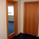 Single-sided wooden door