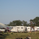 Rest by the lake in camping houses in Kurzeme