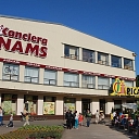 Kanclera nams in the center of Jelgava
