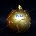 printing Christmas tree decoration printing balls logo