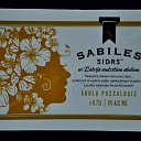 этикетка Sabiles яблочный сидр.
