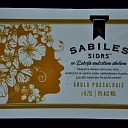 label Sabiles cider apple.