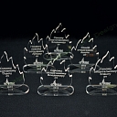 engraving plexiglass trophies awards corporate gifts maple leaf.