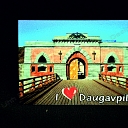 печать магнитных наклеек i love daugavpils.