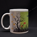 Кружка для мамы Густава елки.