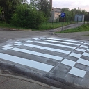 Marking of pedestrian crossings