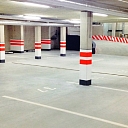 Parking lot, marking of parking lots